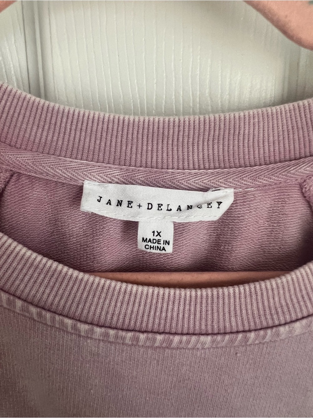 Jane and Delancey Short Sleeve Pullover - Mauve - Picture 3 of 4